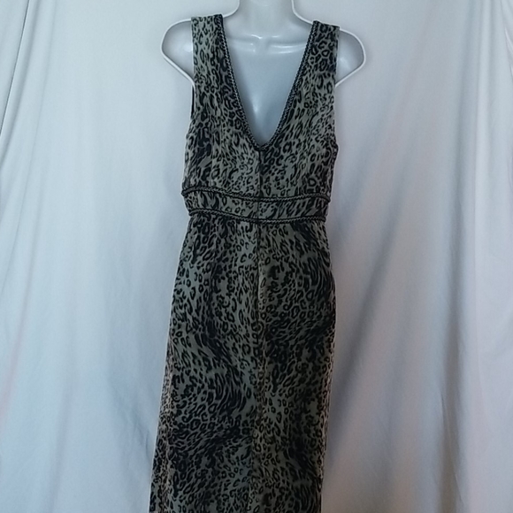 Animal Print Silk Dress - Picture 4 of 10